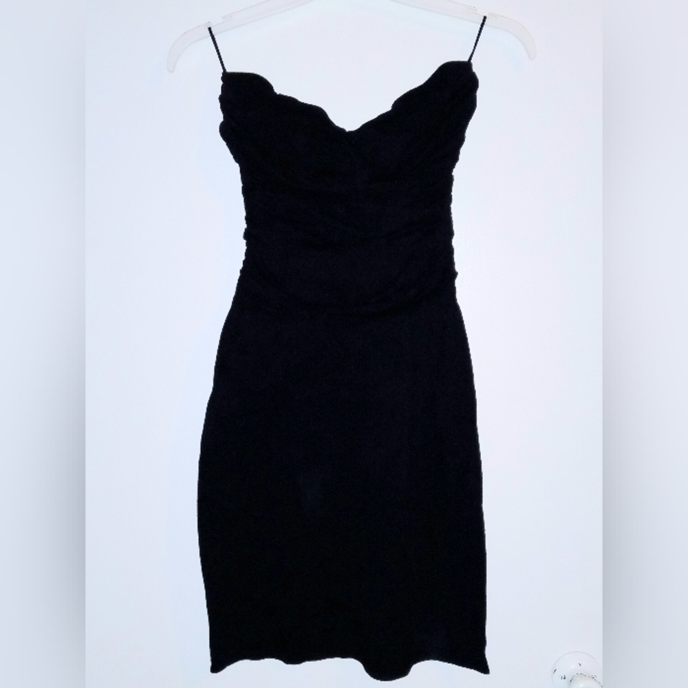 Guess Black Strapless Dress